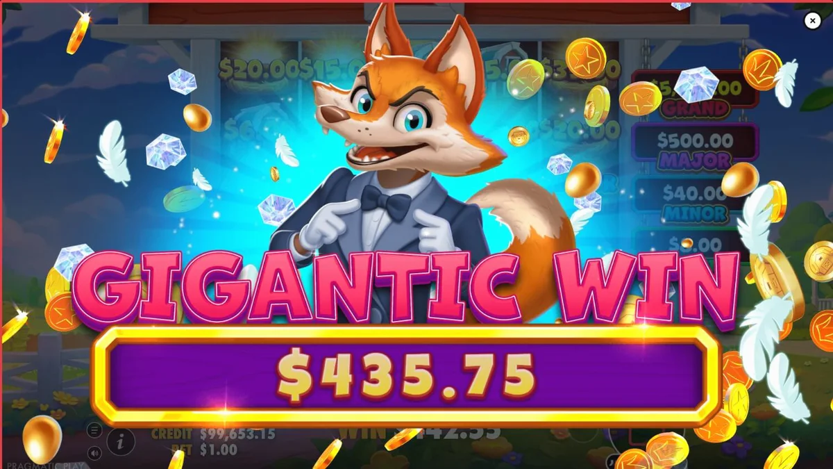 Better Barn House Bonanza slot gameplay interface