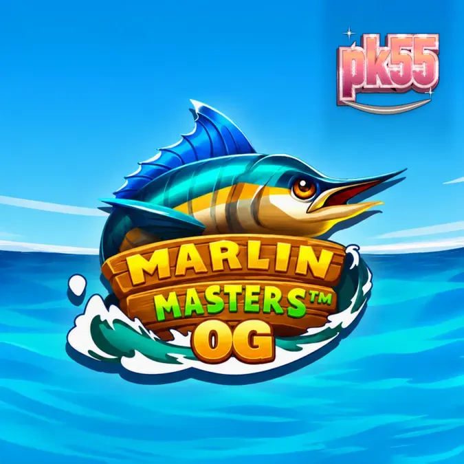 Tampilan visual slot Marlin Masters OG dengan tema memancing yang cerah